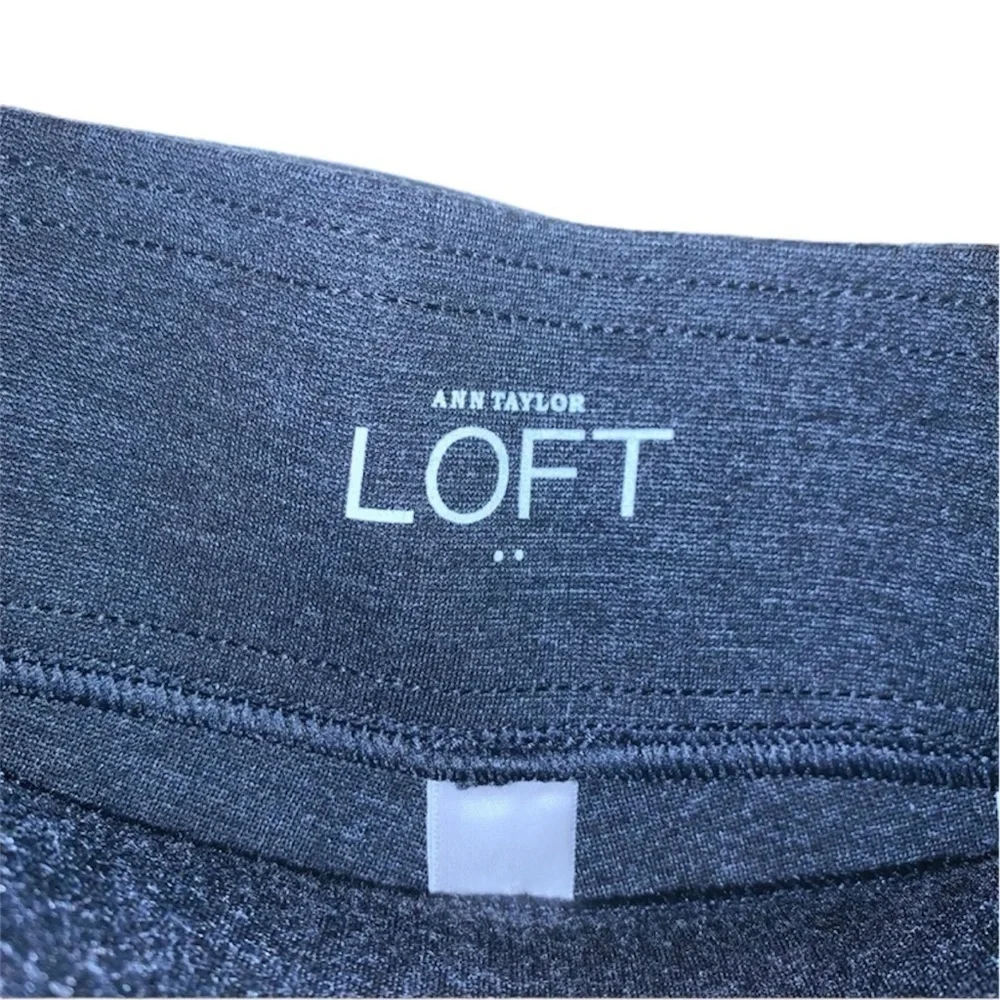 Ann Taylor LOFT Factory Gray Ponte Knit Leggings